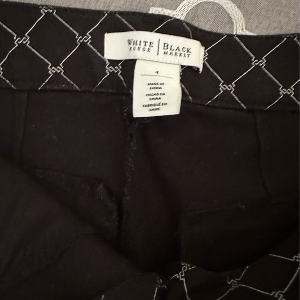 Brand new White House, black market size 4 shorts.